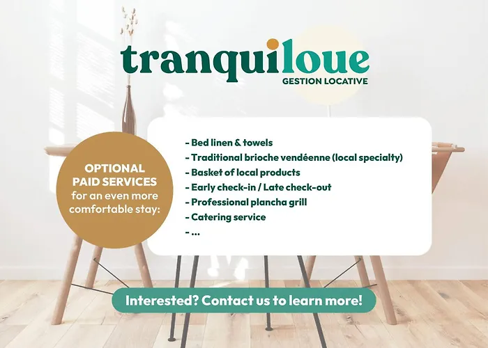 Ferienhaus Tranquiloue - Du Petit Bourg - Puy Du Fou *